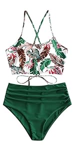 tankini sets for women high waist