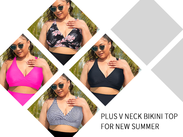 plus size bikini top