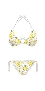 Pineapple Triangle Bikini