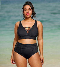 Plus size bikini swimsuits