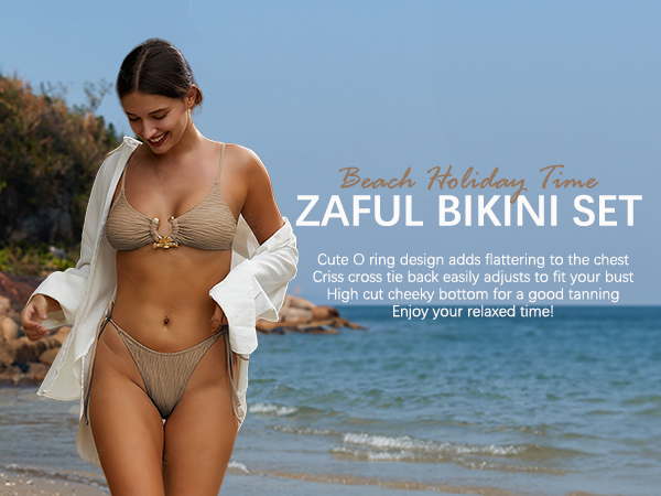 Bathing suit for women two piece bikini trendy sexy style